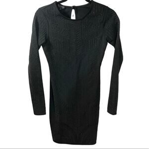 Miss Selfridge Beaded Long Sleeve Dress, 2